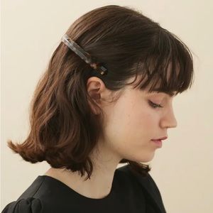 Alexandre de Paris Tortoiseshell Pattern Barrette hair clip
